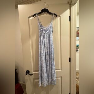 Billablong Floral Blue Maxi Dress small